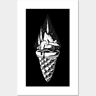 melting cone island Posters and Art